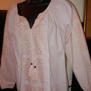 Pink linen top!